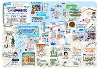 シーサイドももち周辺（福岡県福岡市）の地図