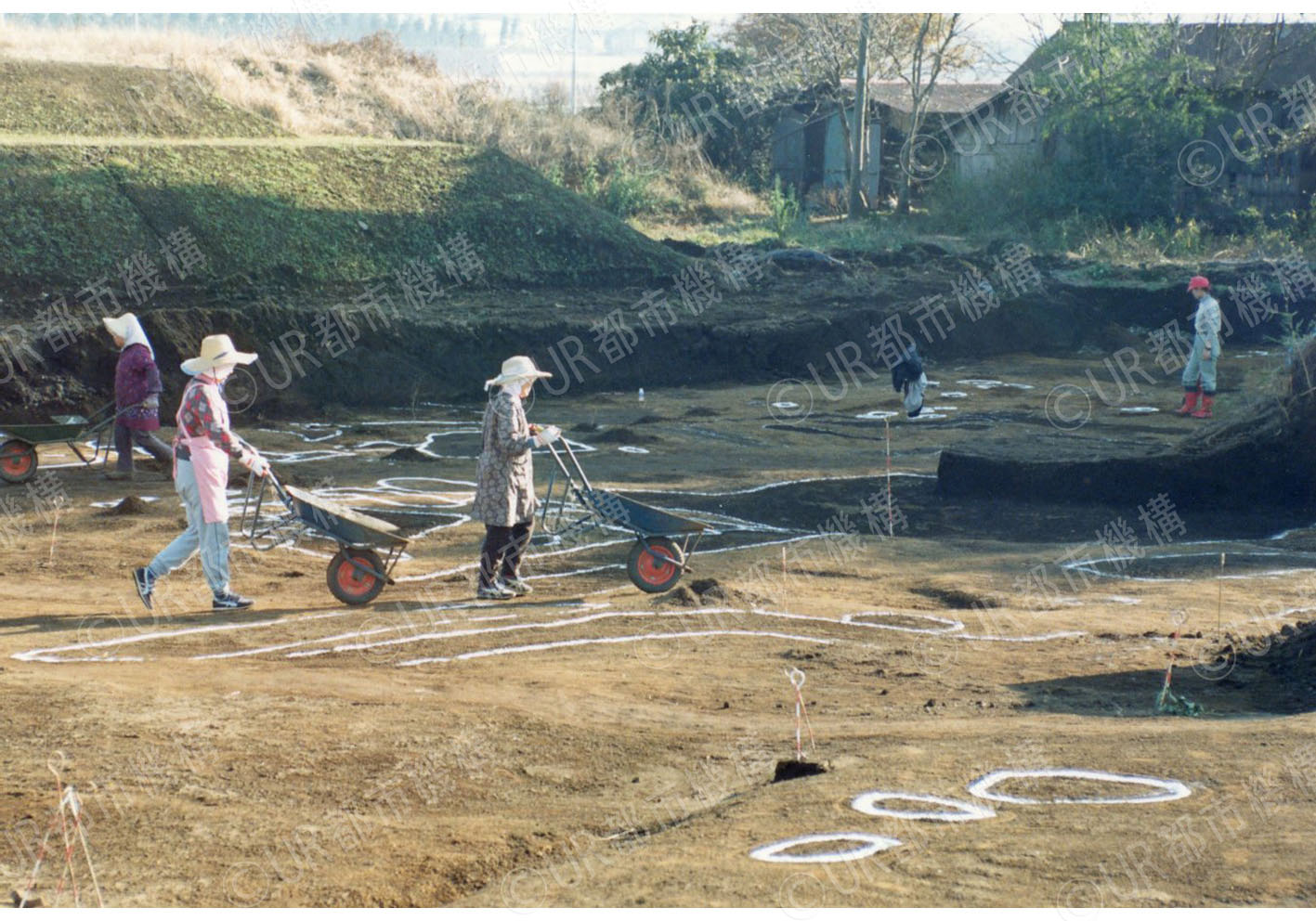 発掘調査現場