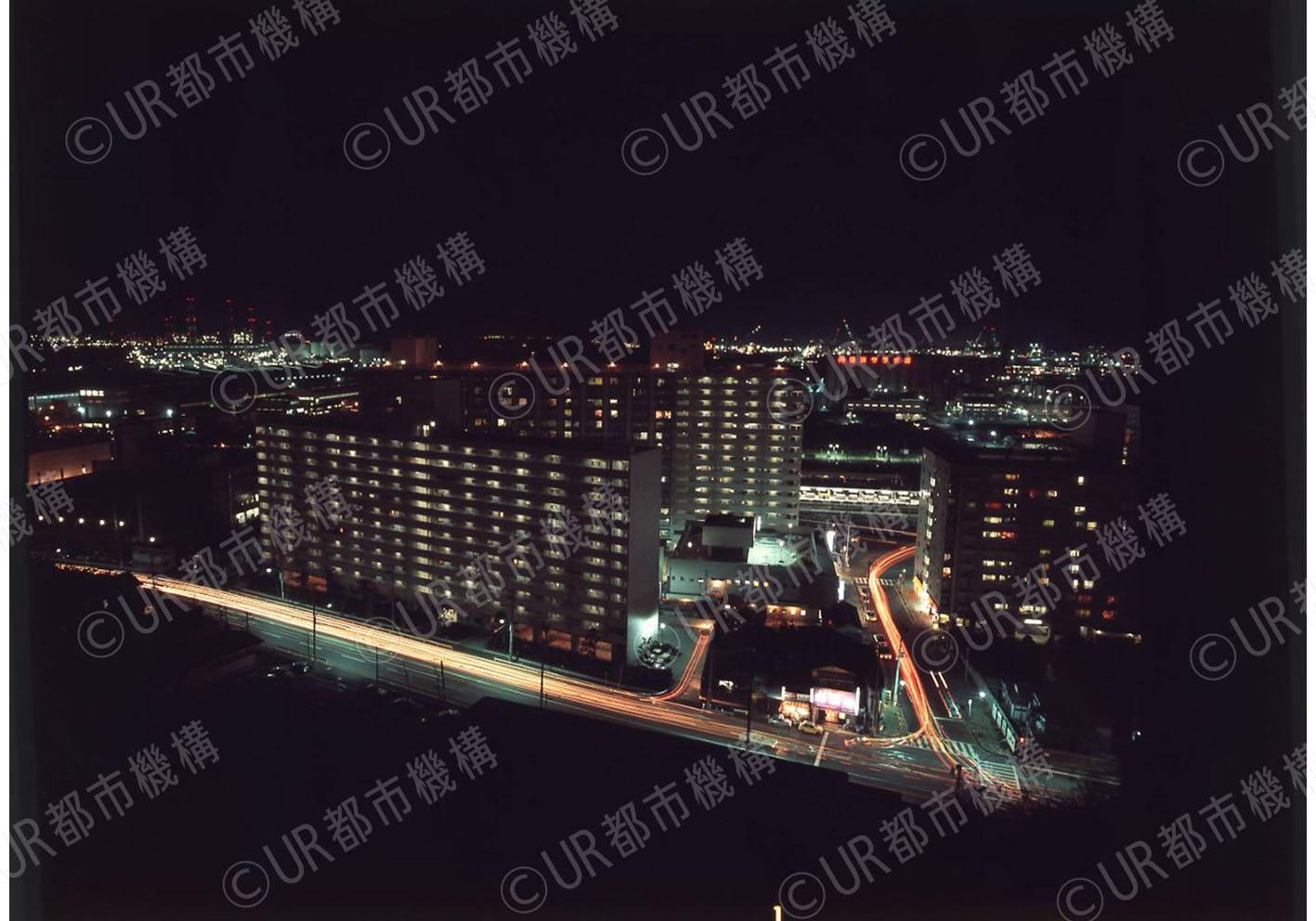 団地夜景