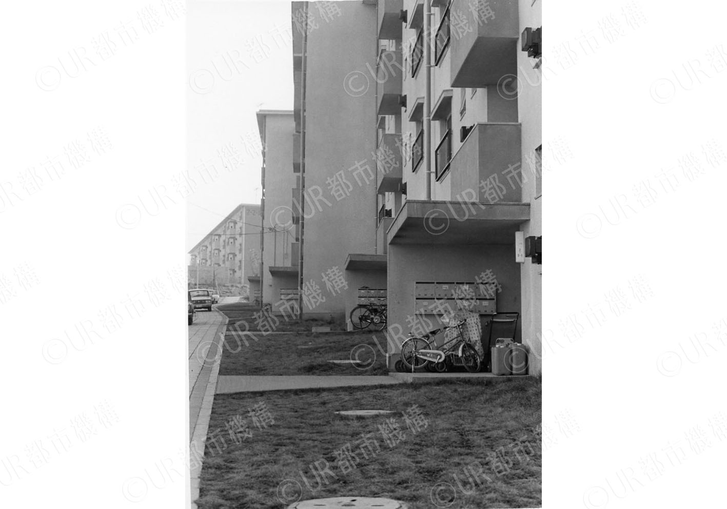 団地自転車置場