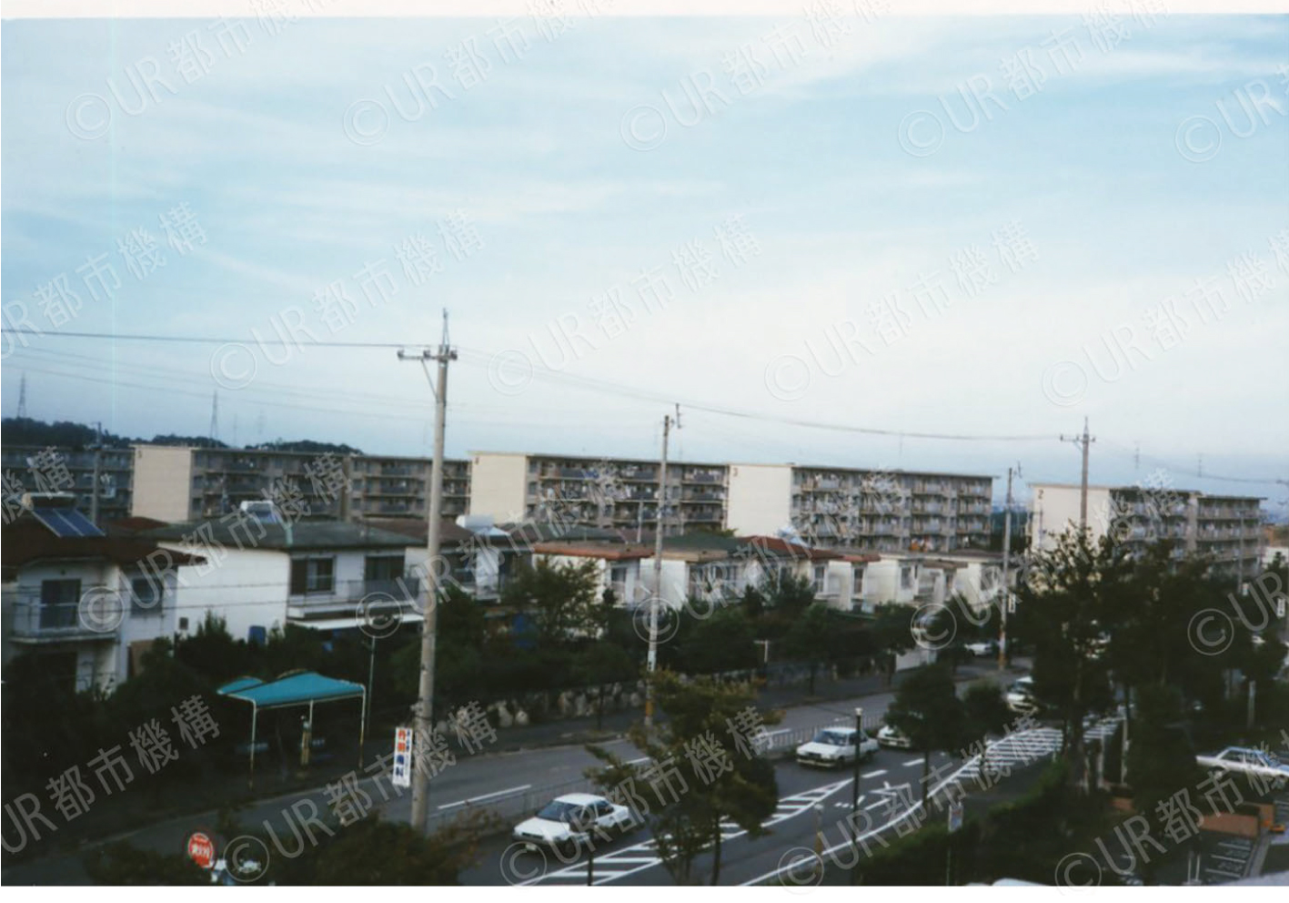 団地遠景