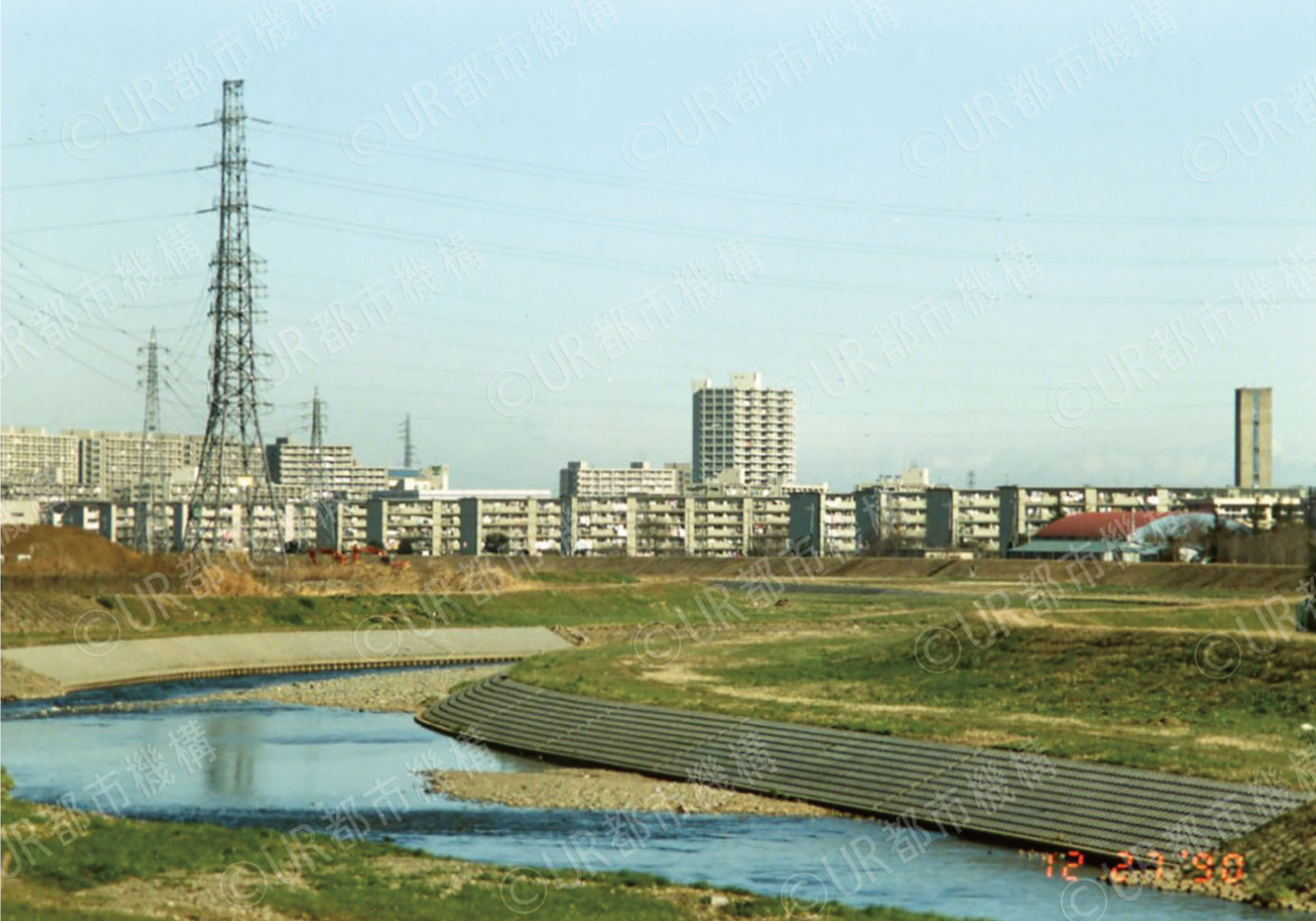 団地遠景