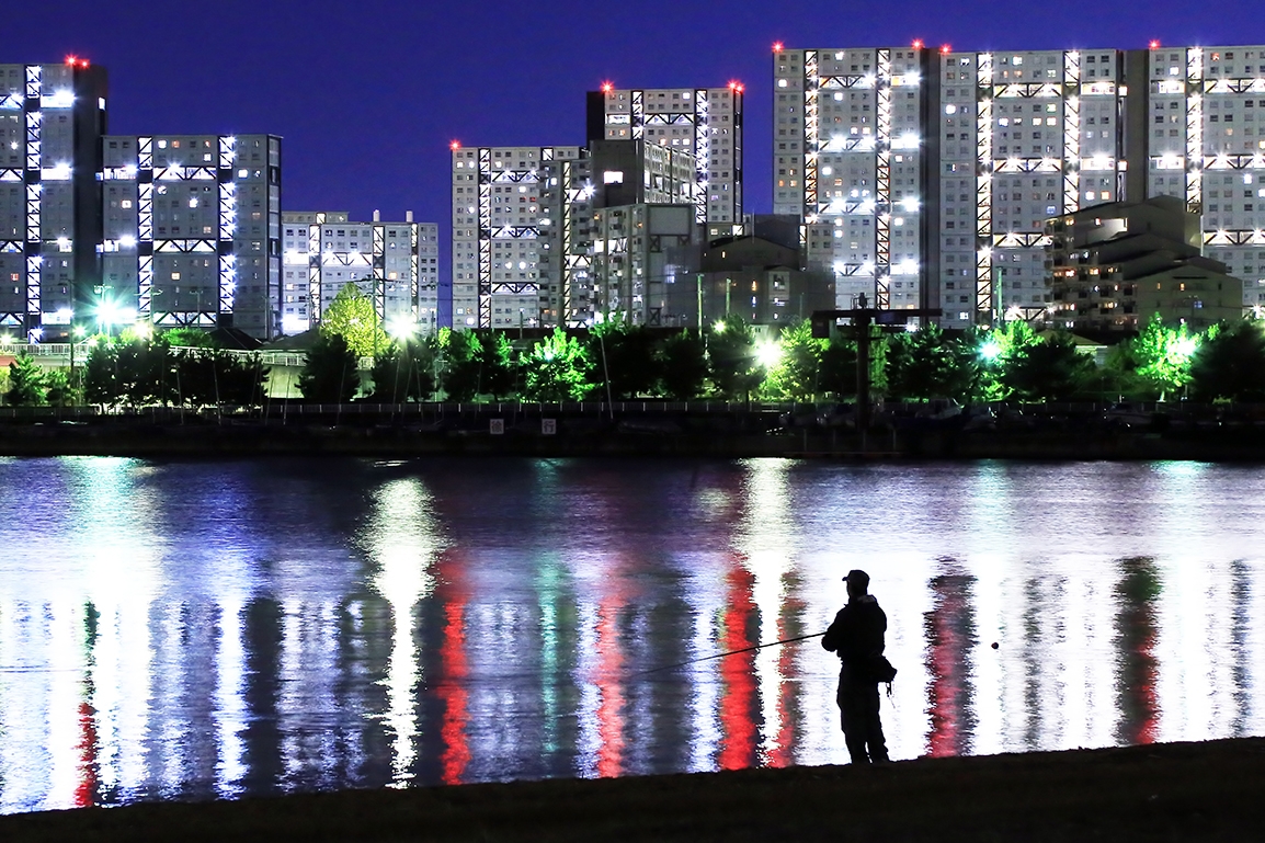 光の海で