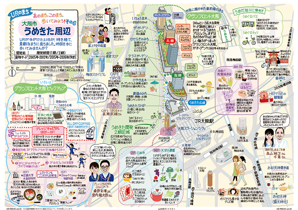 URのまち 大阪市 うめきた周辺