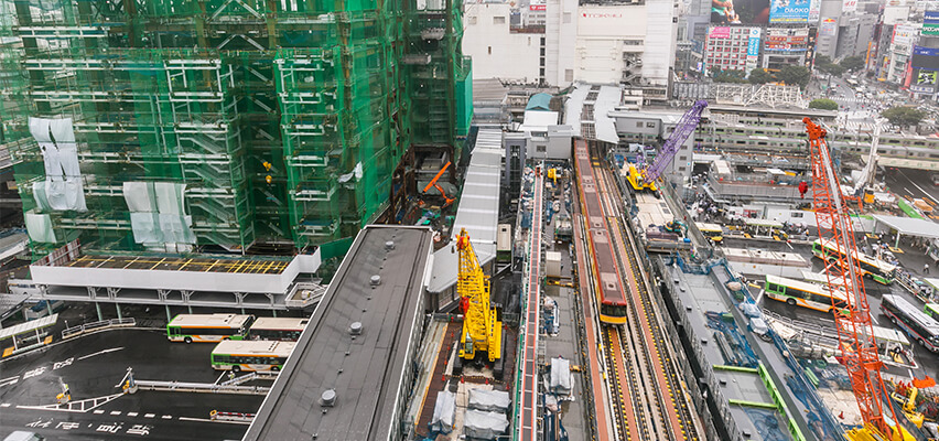 渋谷　世紀の大規模再開発を縁の下から支える