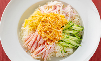 五色そうめんの写真