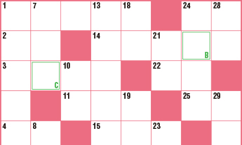 クロスワードパズルの画像