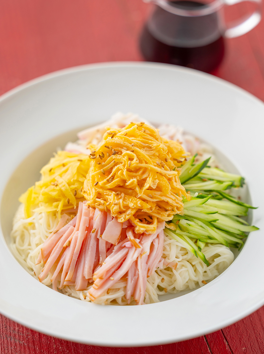 五色そうめんの完成写真