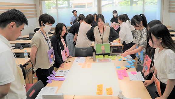 高島平ゆめのまち産学連携プロジェクトの様子の写真