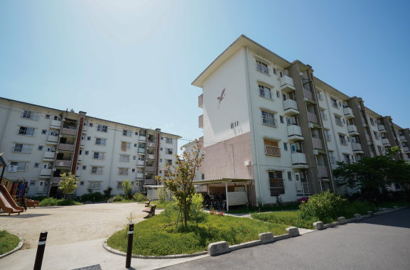 白鷺団地の写真