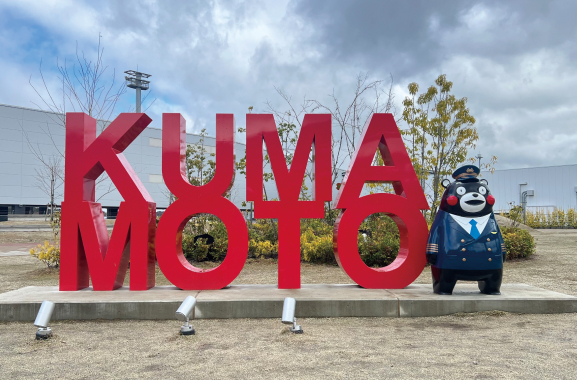 熊本空港のくまもんの写真