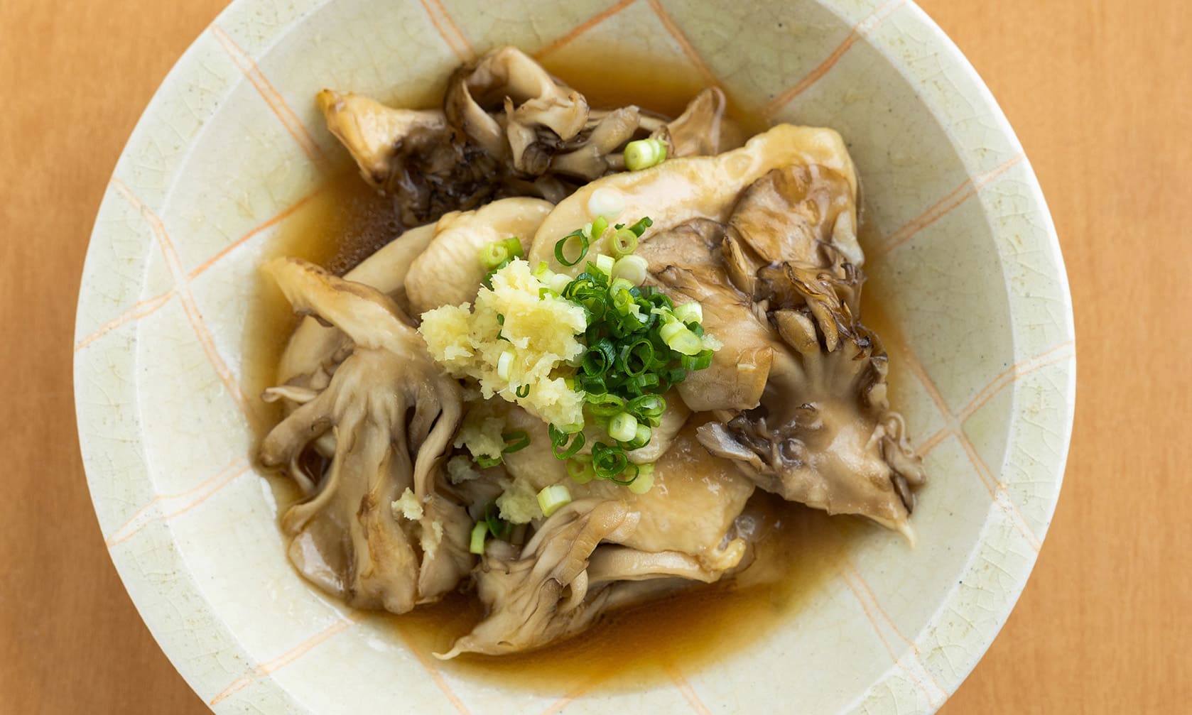 鶏と舞茸のさっぱりだしあんかけの写真