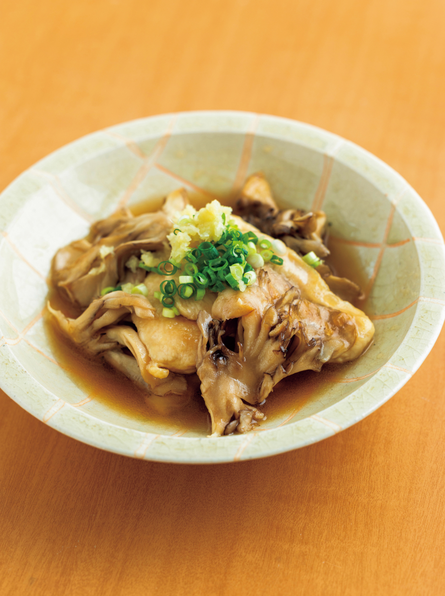 鶏と舞茸のさっぱりだしあんかけの写真