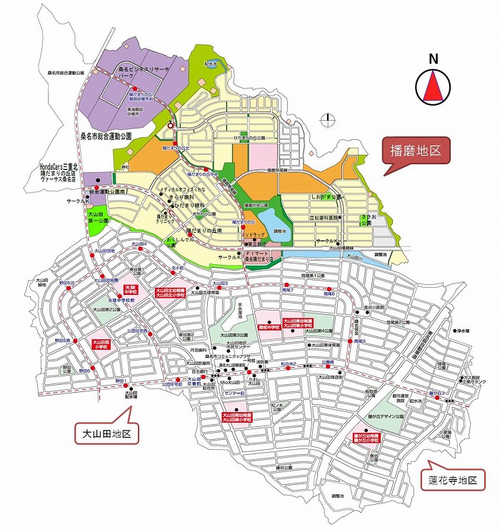 播磨地区区域図