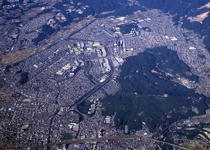 高蔵寺地区航空写真