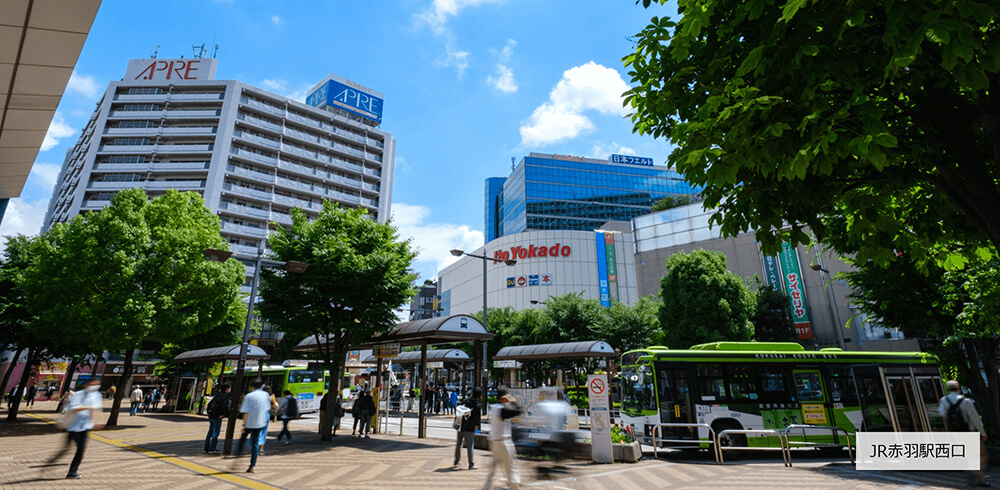 JR赤羽駅西口駅前