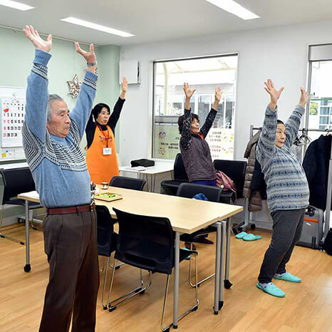 みんながずーっと元気に暮らしやすいまち。その秘密を団地で発見！イメージ画像