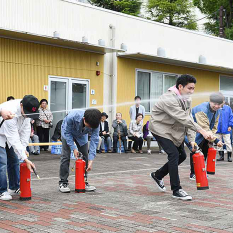 学生と団地の自治会が共催するイベント「防災の集い」。団地にシェアハウス中の学生も参加！イメージ画像