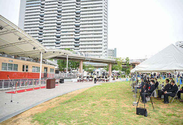 赤胴車 が団地のコミュニティスペースに 設置を記念したイベントが開催 くらしのカレッジ Ur賃貸住宅