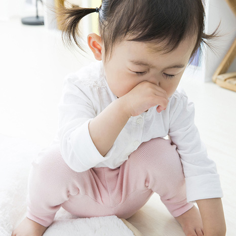 子供の鼻水が止まらない！原因と対処法イメージ画像