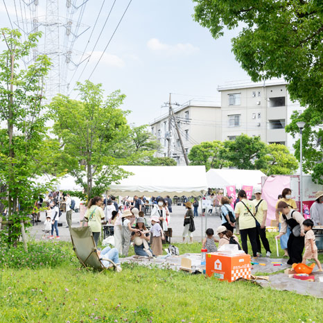 団地の庭から、まちを盛り上げよう！地域一丸でまちの魅力アップを目指す「虹のまちにわフェス」第２弾イメージ画像