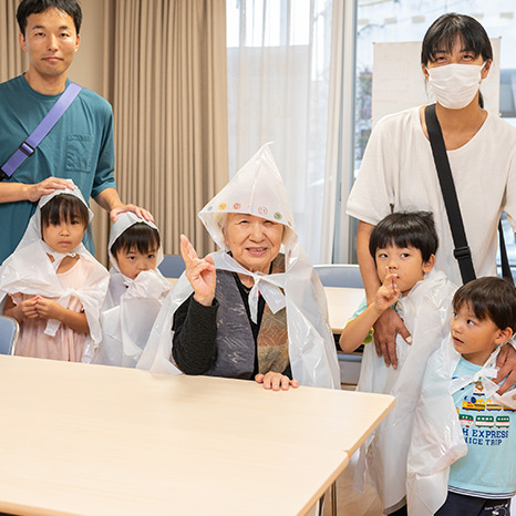 地域との連携で子育てパパ・ママもシニア世代もみんな安心！アーバンラフレ鳴子と鳴子団地の「ウェルビーイング」な暮らしイメージ画像