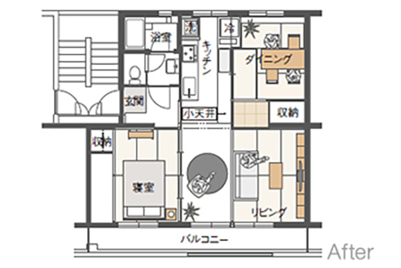 部屋の間取りを見る