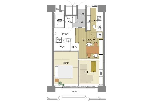 部屋の間取りを見る