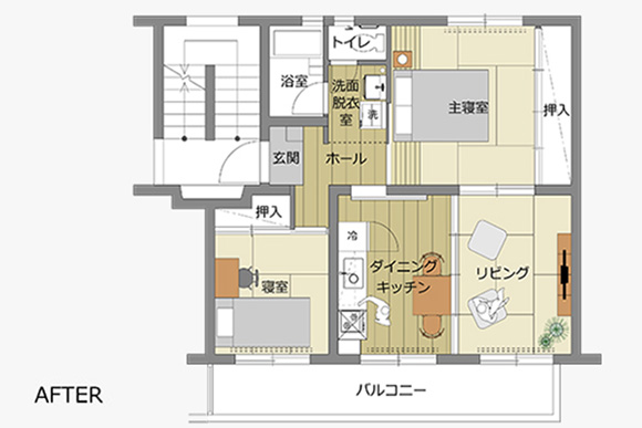 部屋の間取りを見る