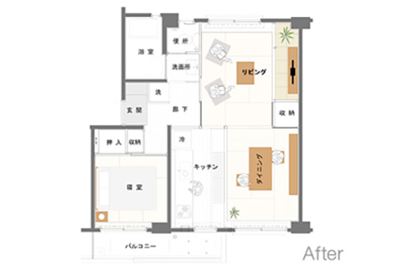 部屋の間取りを見る