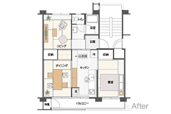 部屋の間取りを見る