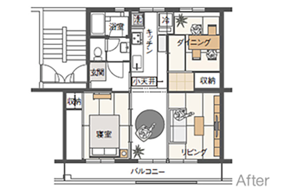 部屋の間取りを見る