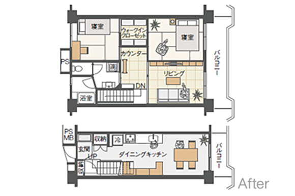 部屋の間取りを見る