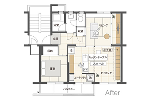 部屋の間取りを見る02