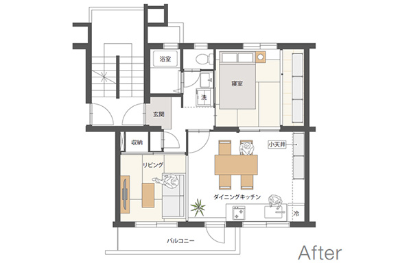 部屋の間取りを見る