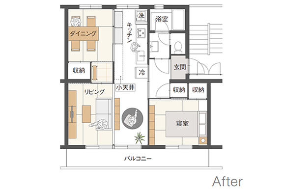 部屋の間取りを見る