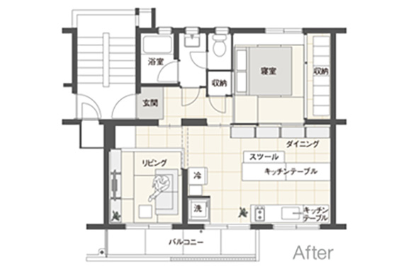 部屋の間取りを見る02