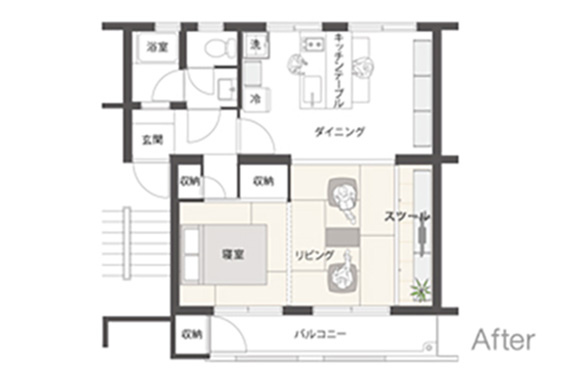 部屋の間取りを見る02