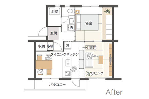 部屋の間取りを見る