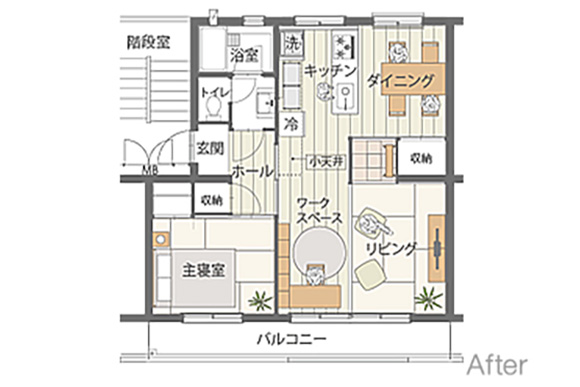 部屋の間取りを見る