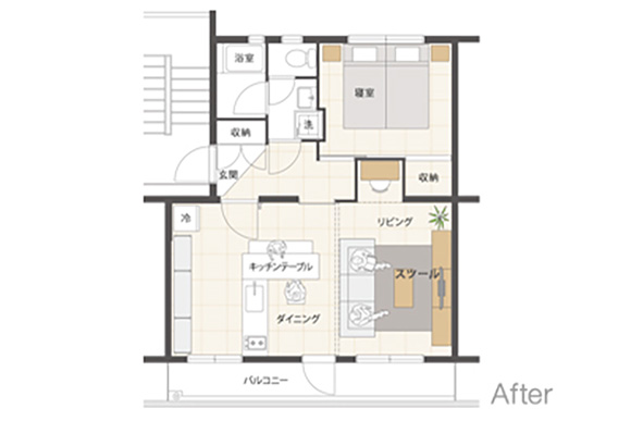 部屋の間取りを見る02
