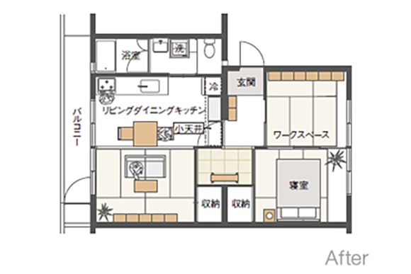 部屋の間取りを見る