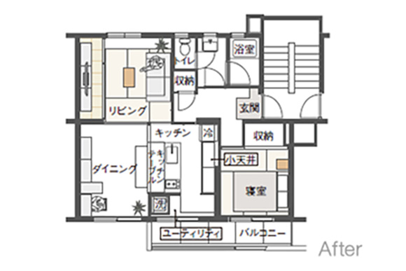 部屋の間取りを見る
