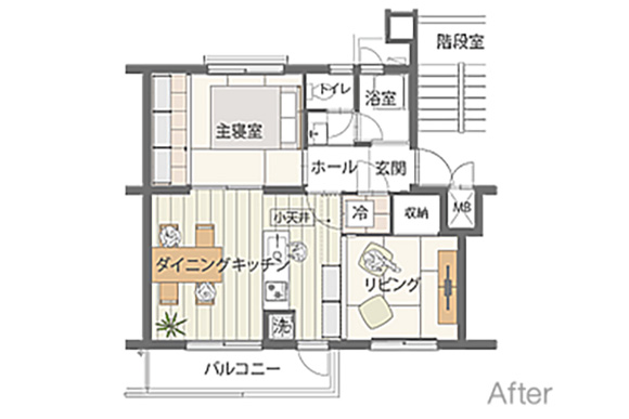 部屋の間取りを見る