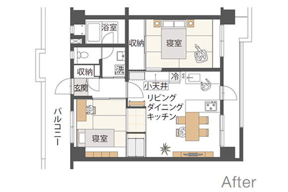 部屋の間取りを見る