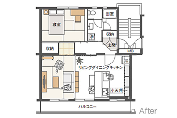部屋の間取りを見る