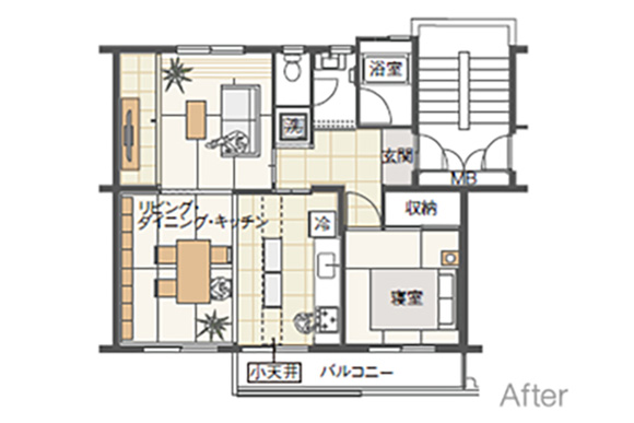 部屋の間取りを見る