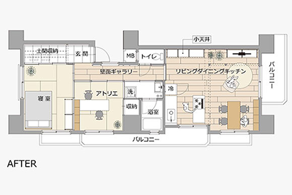 部屋の間取りを見る