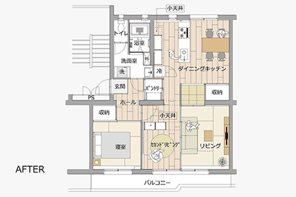 部屋の間取りを見る