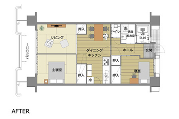 部屋の間取りを見る